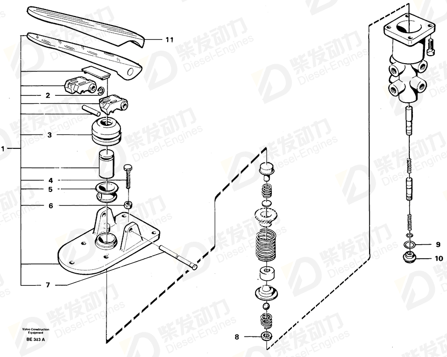 VOLVO Upper section 11997682 Drawing VOLVO Upper section 11997682 Drawing