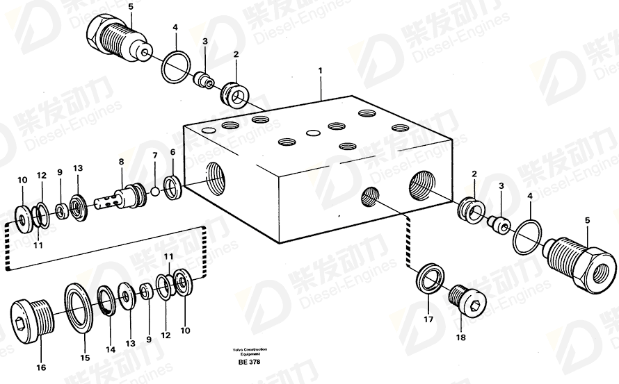 VOLVO Spacer 11999442 Drawing