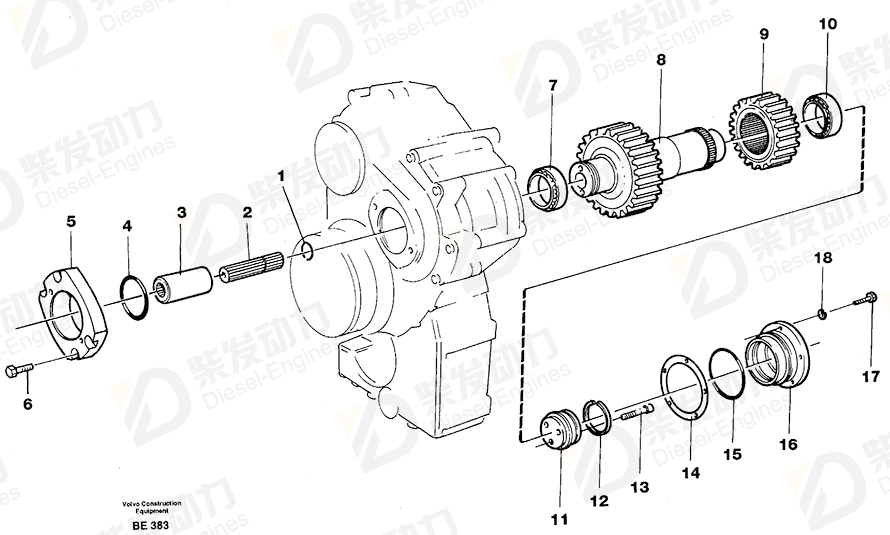 VOLVO Washer 4837057 Drawing