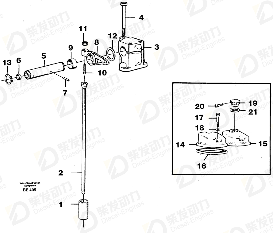 VOLVO Gasket kit 275554 Drawing