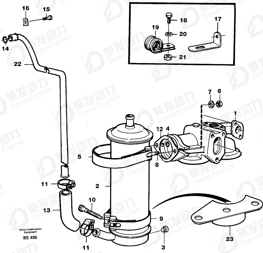 VOLVO Guide washer 468652 Drawing