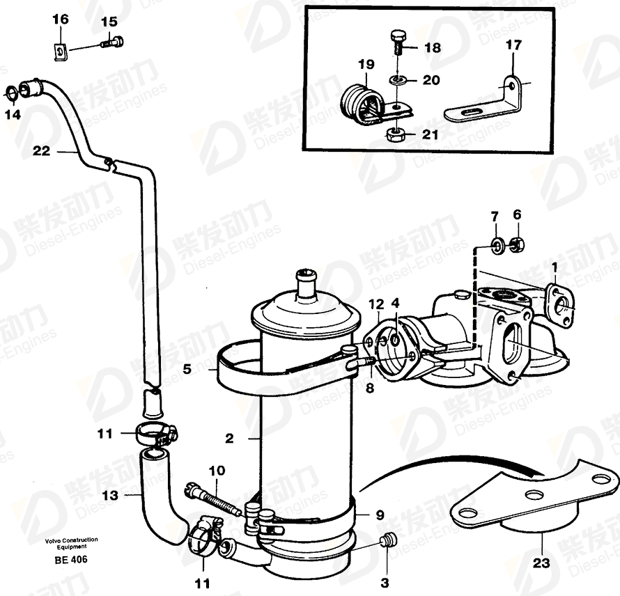 VOLVO Guide washer 468652 Drawing VOLVO Guide washer 468652 Drawing