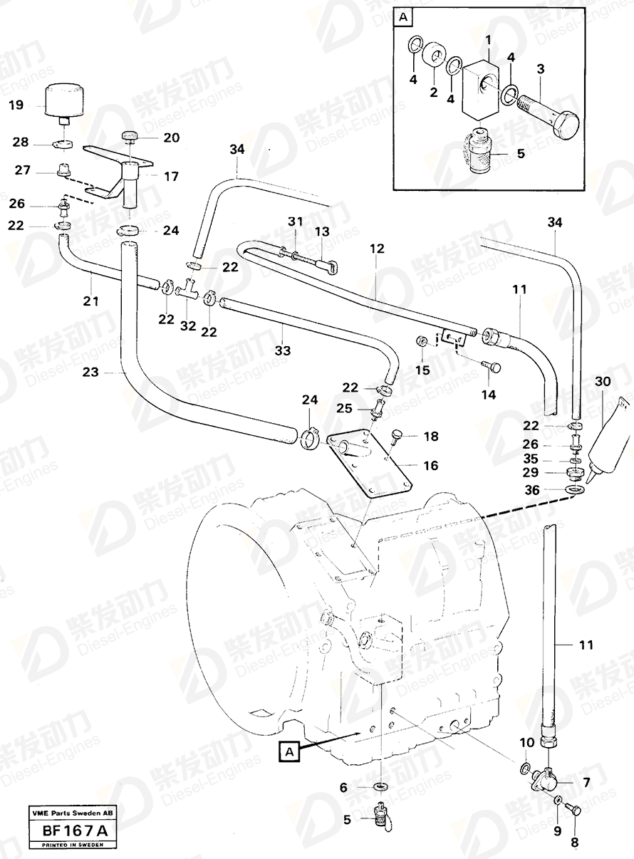 VOLVO Hexagon screw 940142 Drawing