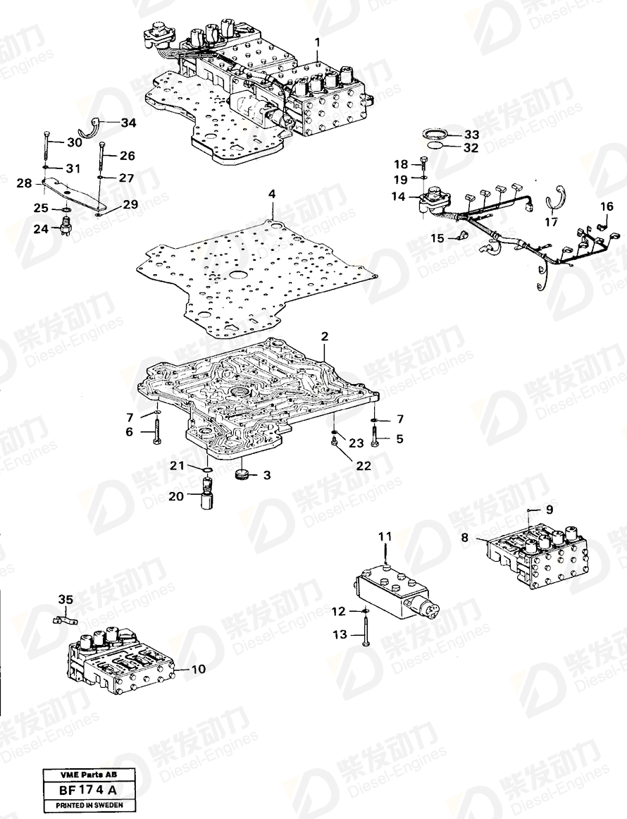 VOLVO Washer 7018806 Drawing
