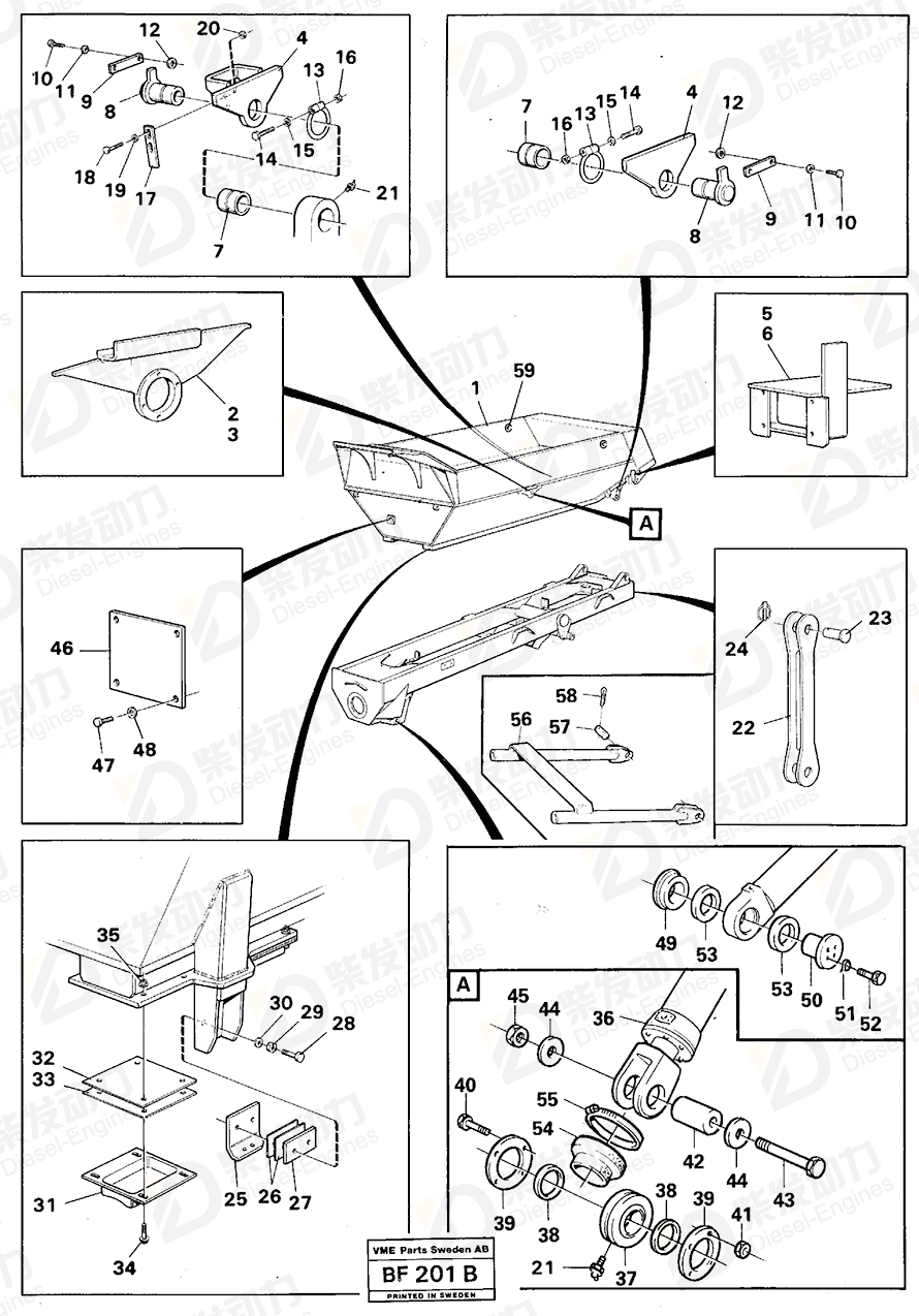 VOLVO Bracket 11055508 Drawing