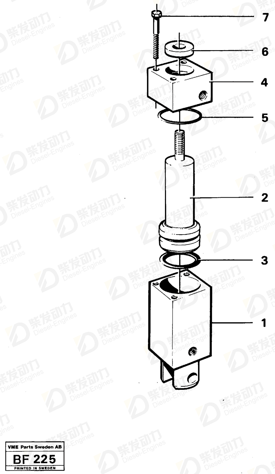 VOLVO O-ring 955996 Drawing