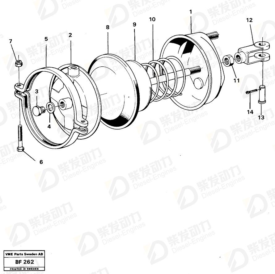 VOLVO Screw 1518907 Drawing