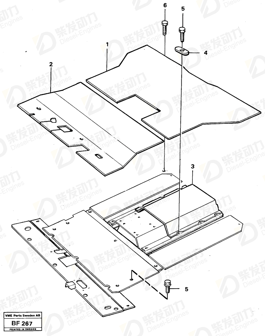 VOLVO Rubber Mat 11058234 Drawing VOLVO Rubber Mat 11058234 Drawing