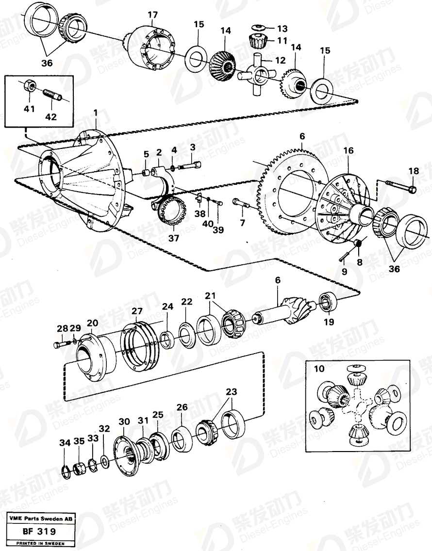 VOLVO Housing 1522191 Drawing