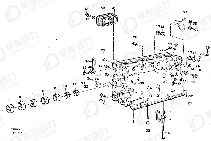 VOLVO Bushing 11033827 Drawing