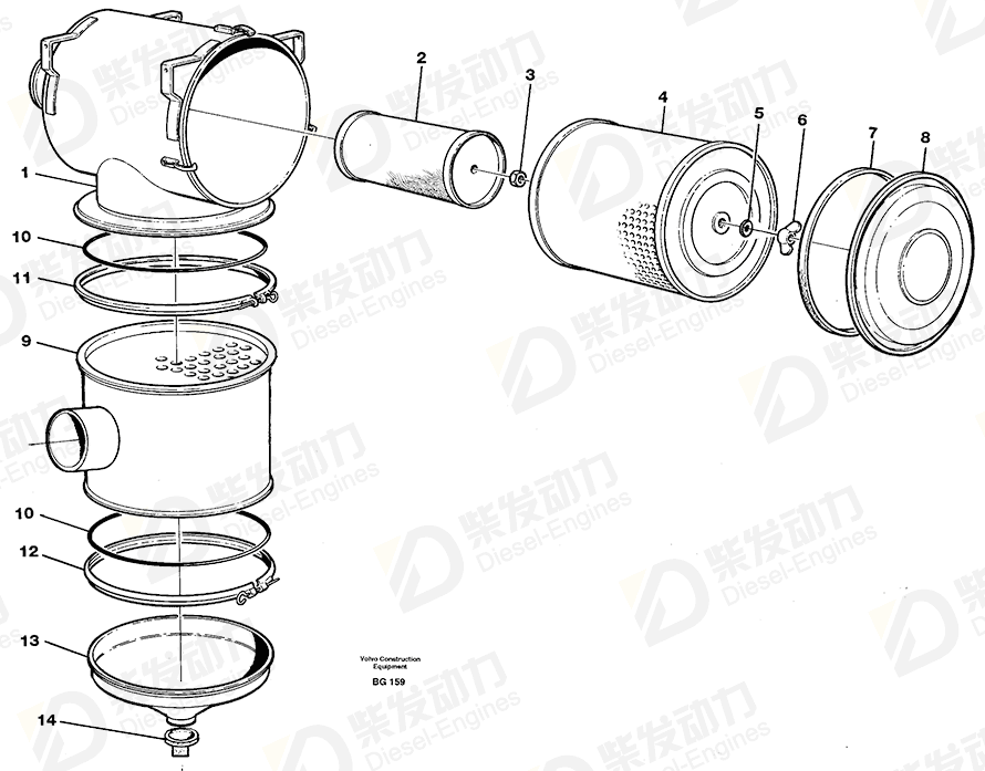 VOLVO Cover 11700974 Drawing