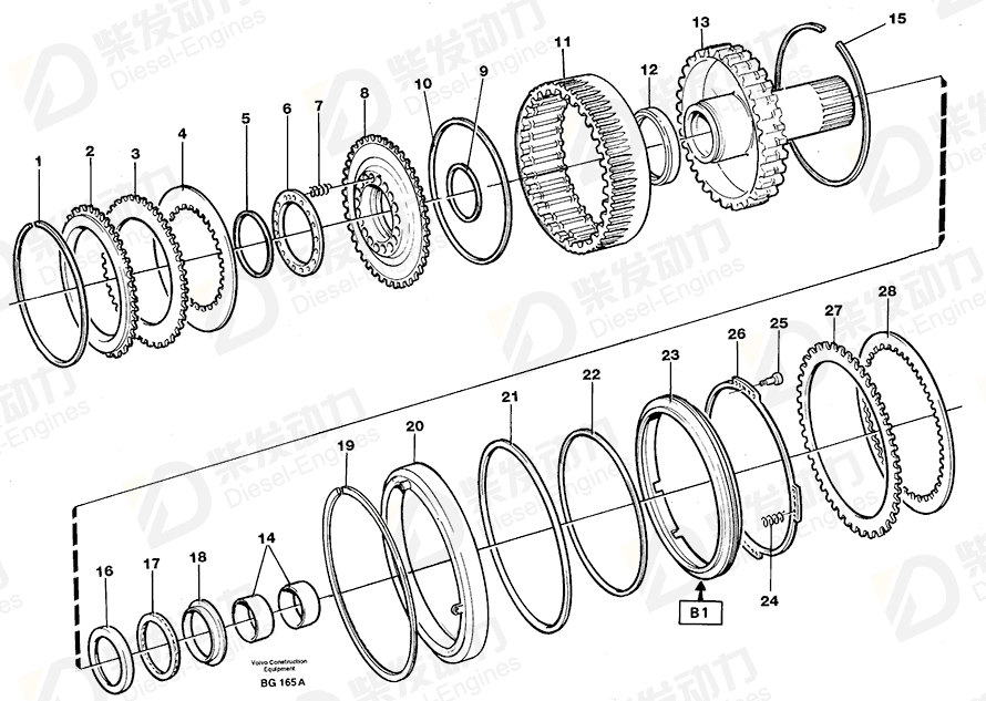 VOLVO Steel disc 15067331 Drawing VOLVO Steel disc 15067331 Drawing