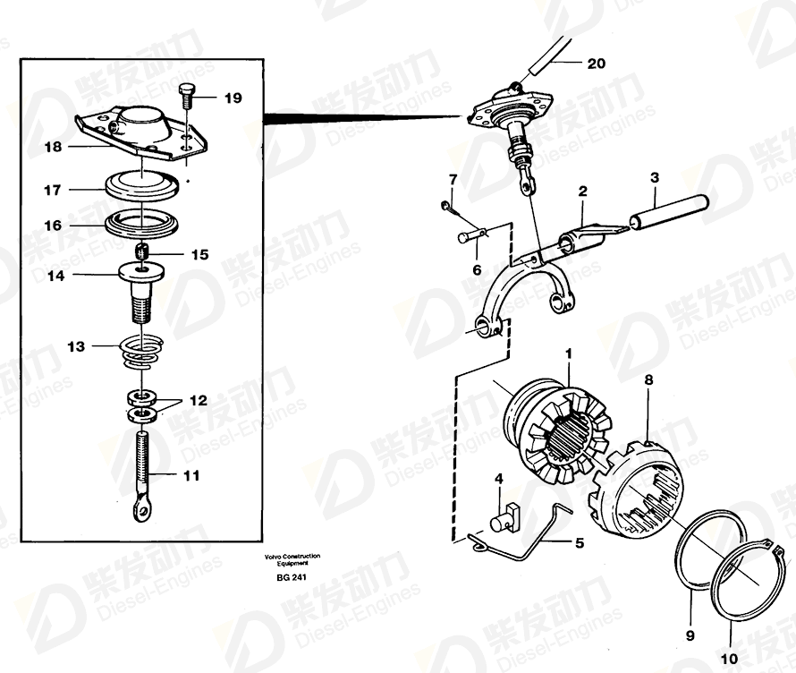 VOLVO Companion flange 1522098 Drawing VOLVO Companion flange 1522098 Drawing