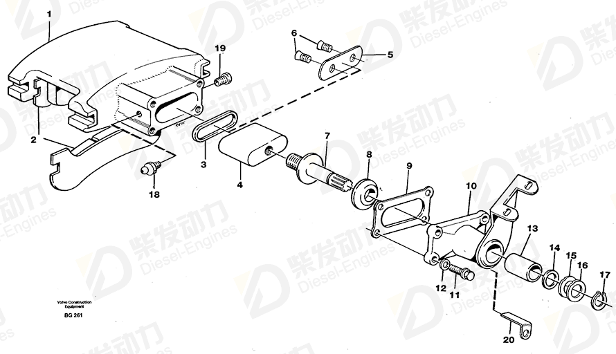 VOLVO Cover 11994402 Drawing