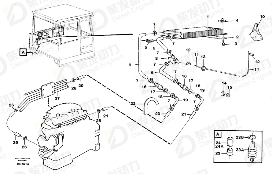 VOLVO Control wire 11057366 Drawing VOLVO Control wire 11057366 Drawing