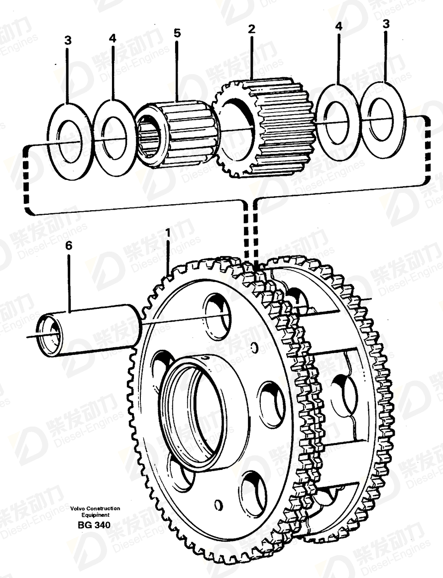 VOLVO Stub 1650970 Drawing