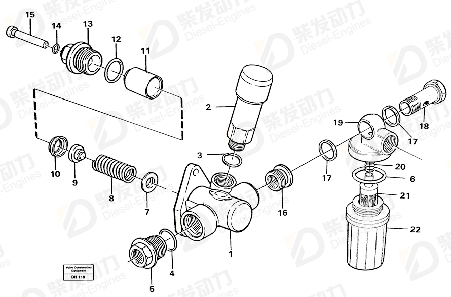 VOLVO Push rod 244826 Drawing