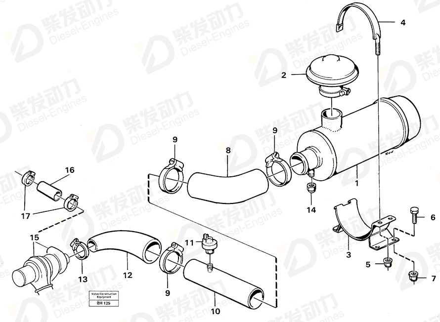 VOLVO Connector 4737214 Drawing