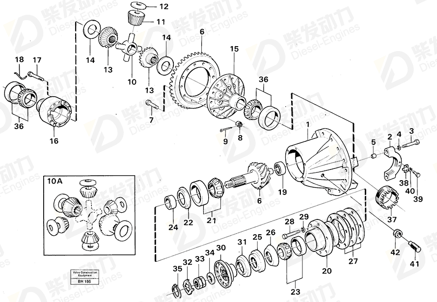 VOLVO Hexagon screw 955557 Drawing