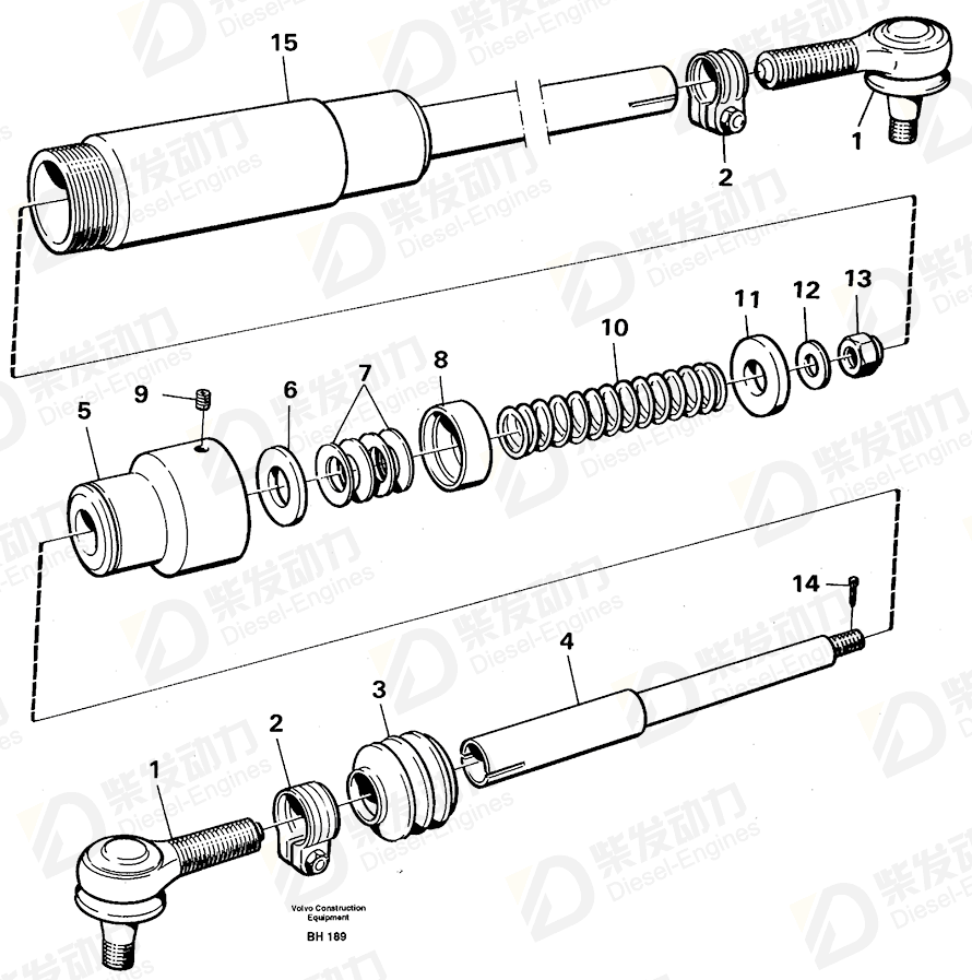 VOLVO Rod 4941277 Drawing