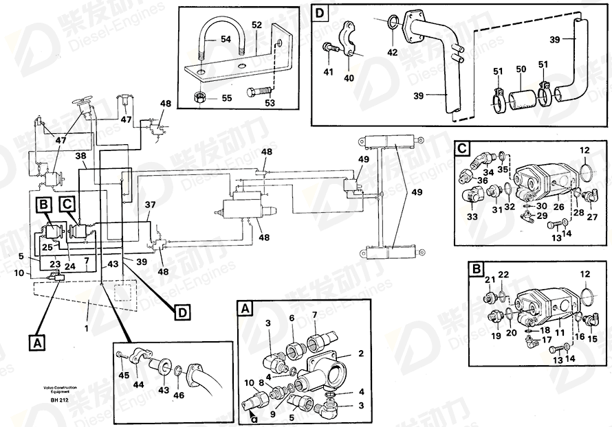VOLVO L-connection 4881718 Drawing VOLVO L-connection 4881718 Drawing