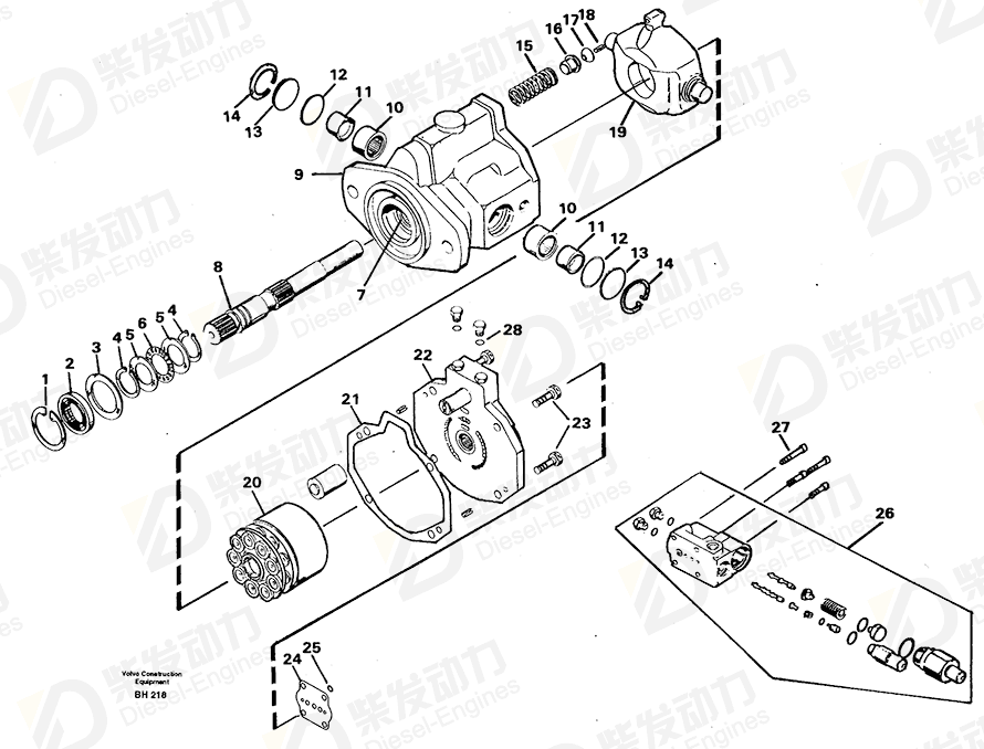 VOLVO O-ring 11996353 Drawing