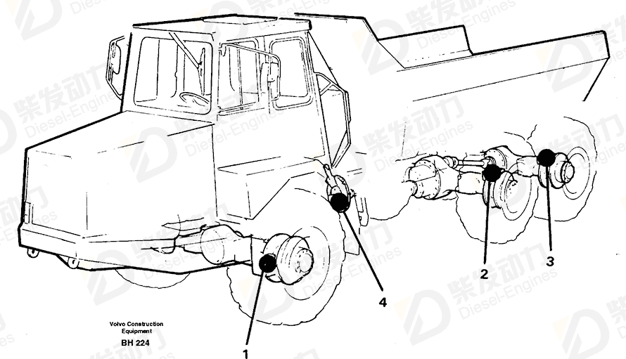 VOLVO Brake 11035229 Drawing