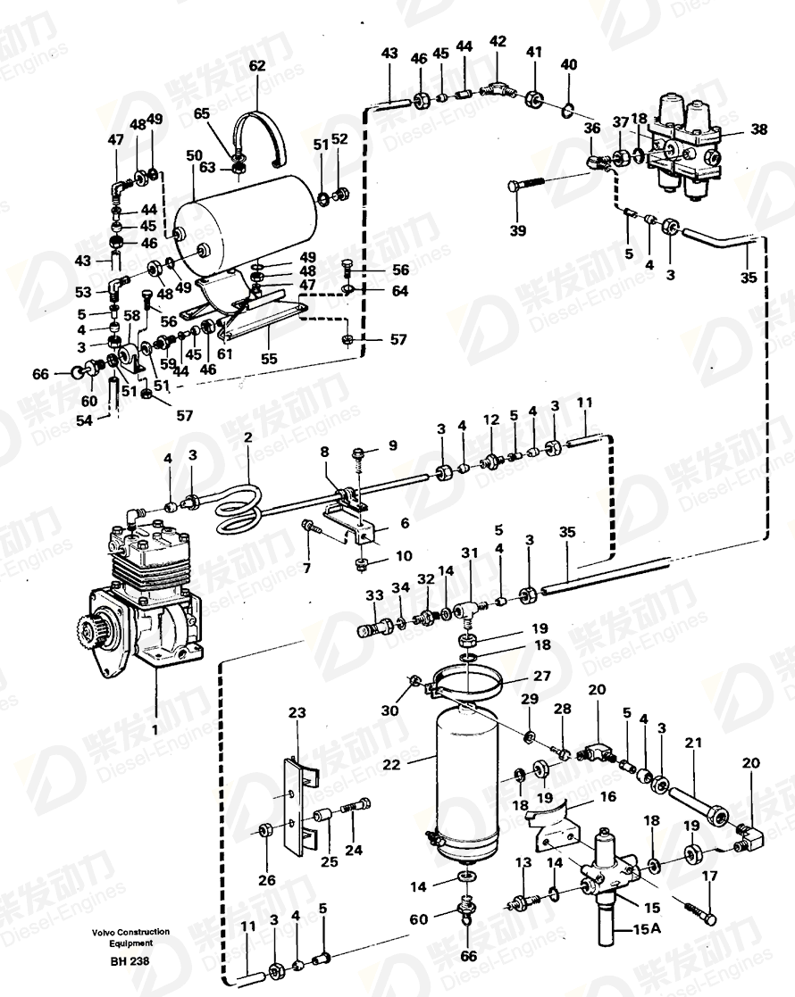 VOLVO Nipple 354141 Drawing
