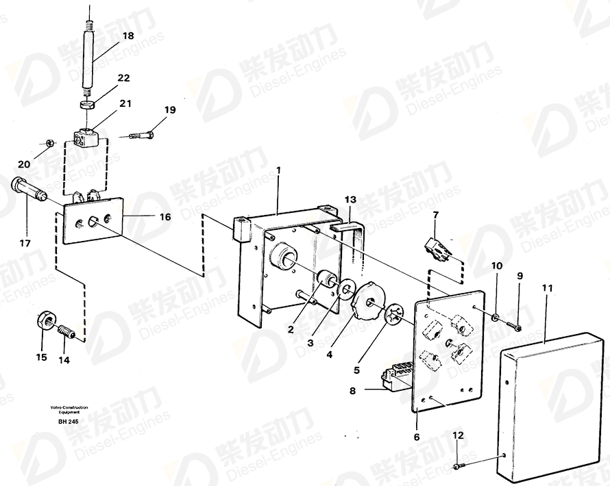 VOLVO Ptd Circuit Bd 11062242 Drawing