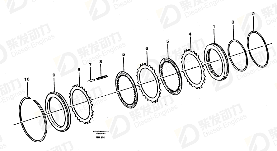 VOLVO Ring 11991115 Drawing