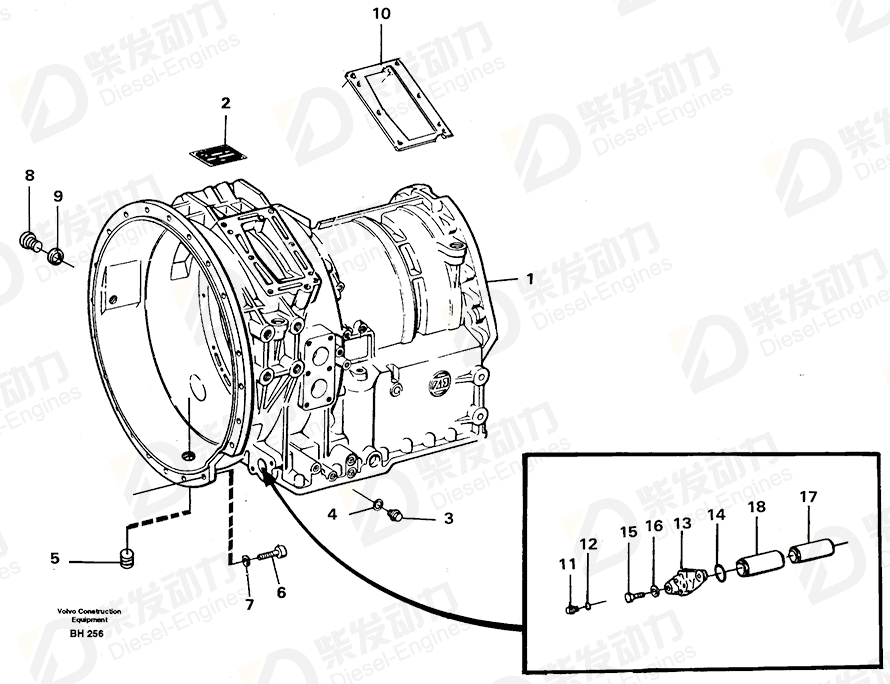 VOLVO Plug 8551050 Drawing