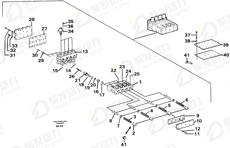 VOLVO Bushing 11991251 Drawing