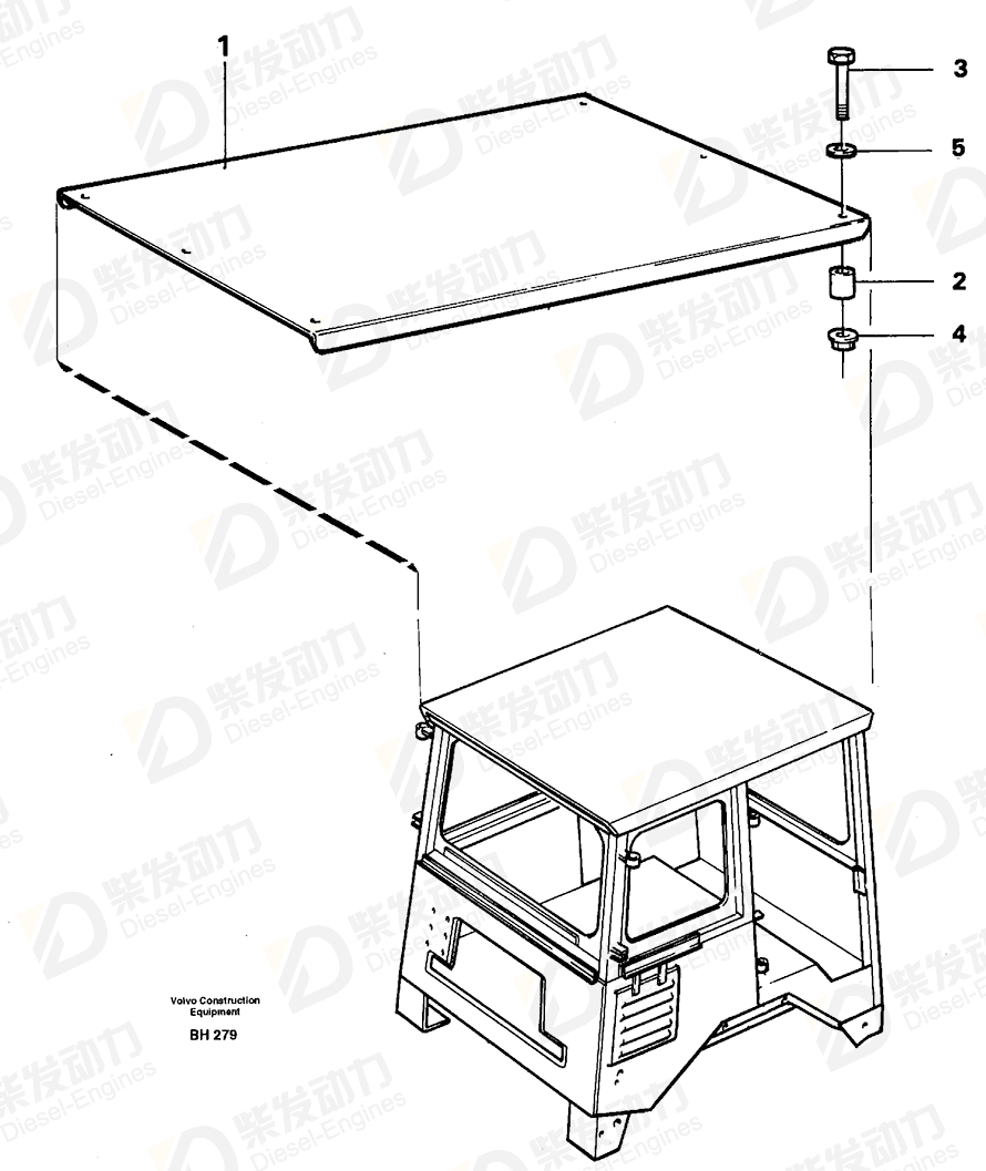 VOLVO Tube 4822184 Drawing