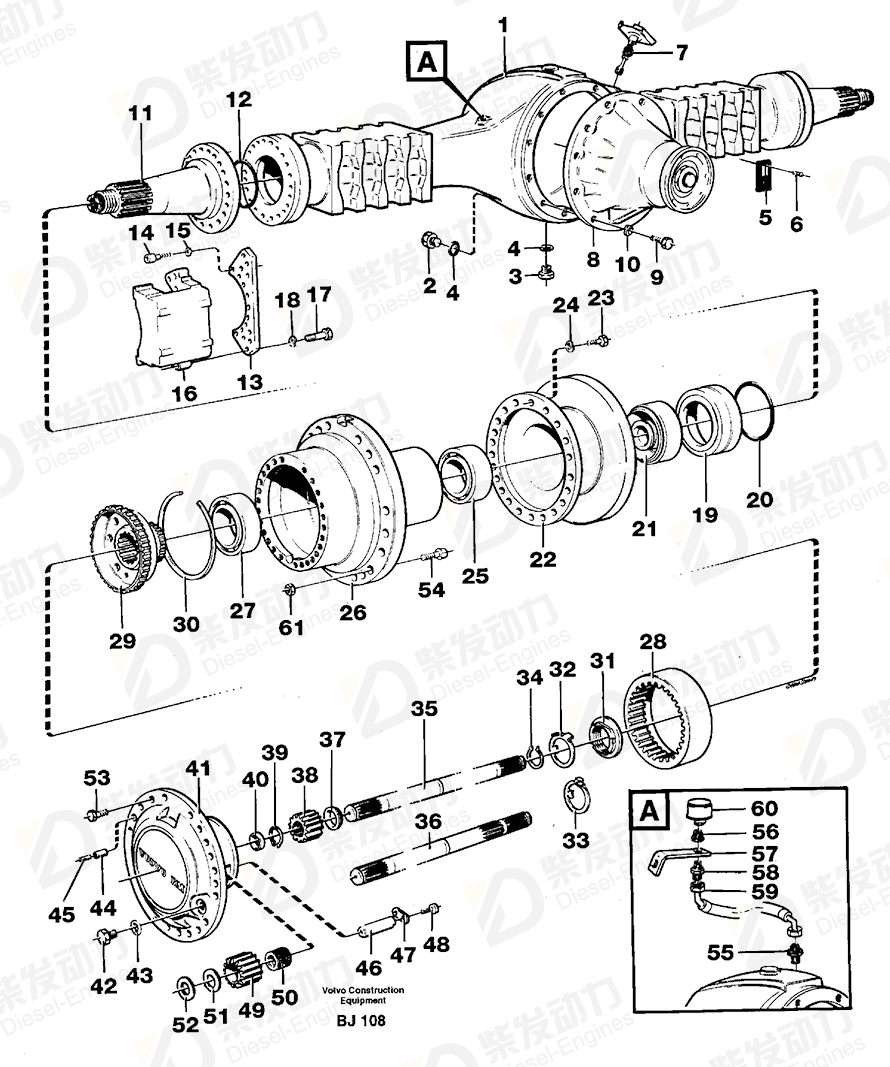 VOLVO Bracket 11055953 Drawing