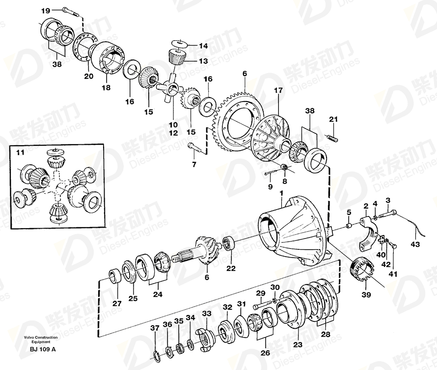VOLVO Washer 4717222 Drawing
