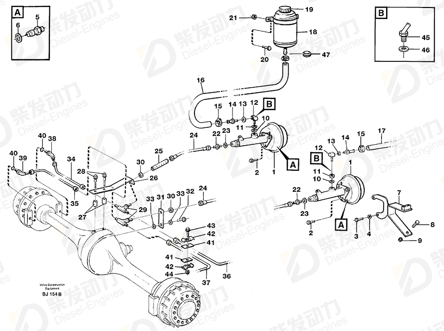 VOLVO Bracket 11051089 Drawing