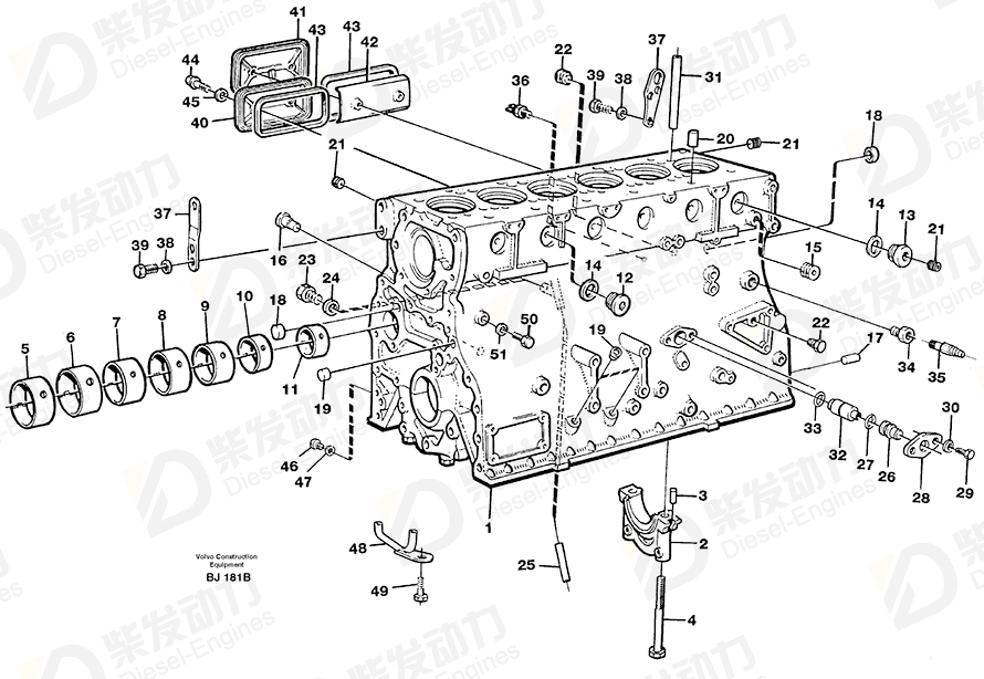 VOLVO Valve, piston cooling 422836 Drawing