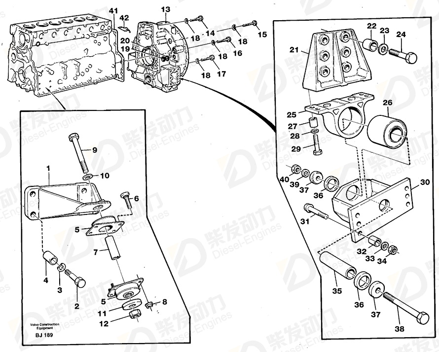 VOLVO Hexagon screw 959824 Drawing