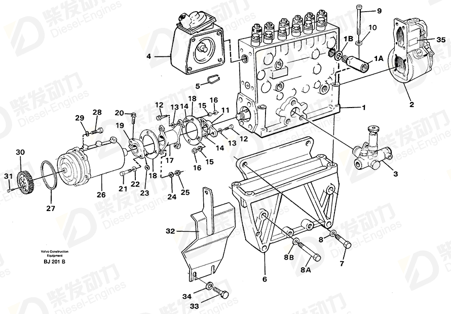 VOLVO Protecting plate 11063013 Drawing