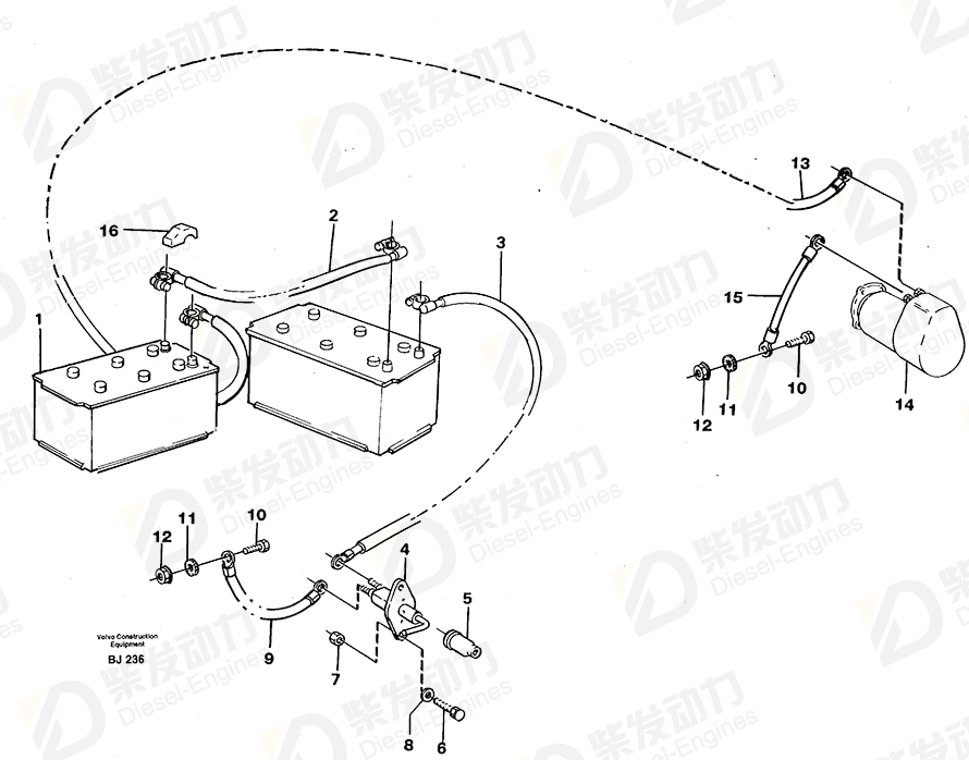 VOLVO Toothed washer 967600 Drawing VOLVO Toothed washer 967600 Drawing