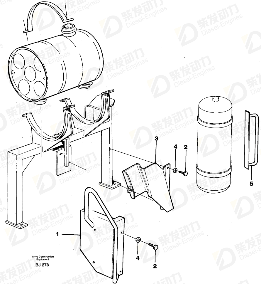VOLVO Cover plate 11057392 Drawing