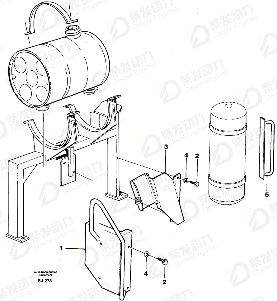 VOLVO Cover plate 11057392 Drawing VOLVO Cover plate 11057392 Drawing