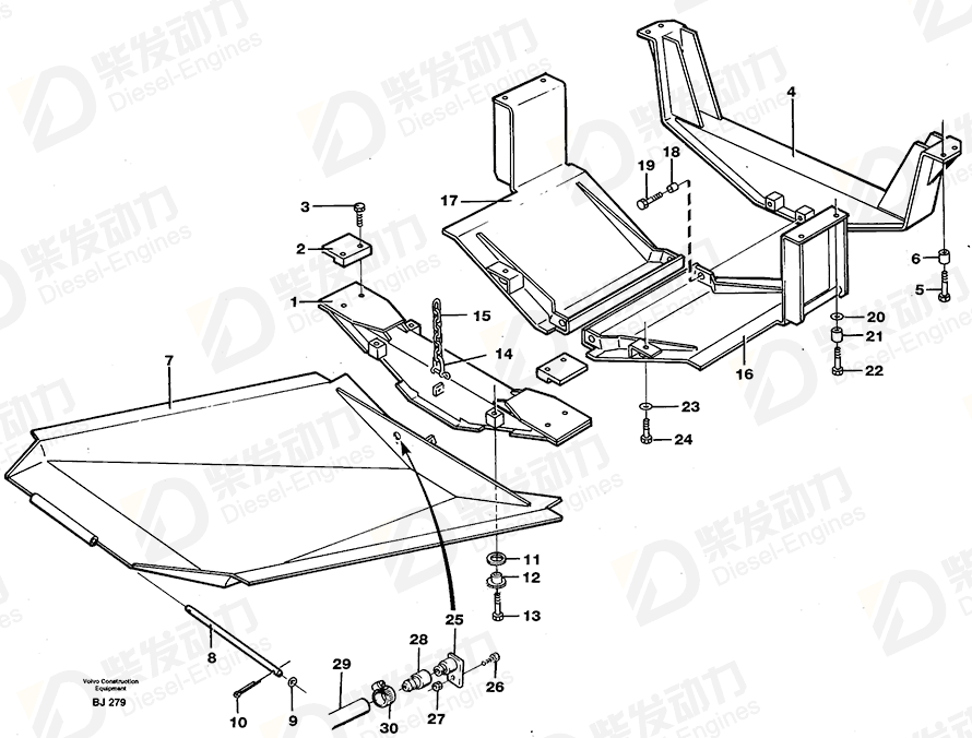VOLVO Chain 4940828 Drawing