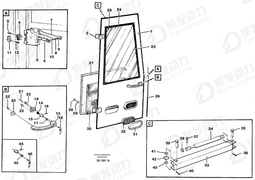 VOLVO Pin 385465 Drawing
