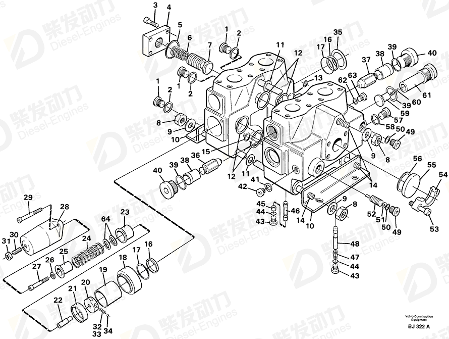 VOLVO Gasket kit 11998606 Drawing VOLVO Gasket kit 11998606 Drawing