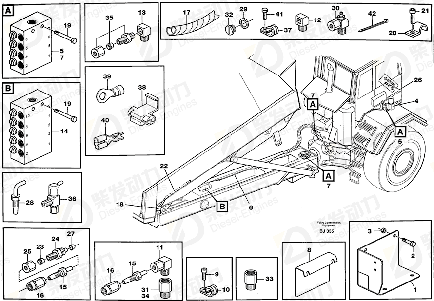 VOLVO Nipple 11121740 Drawing