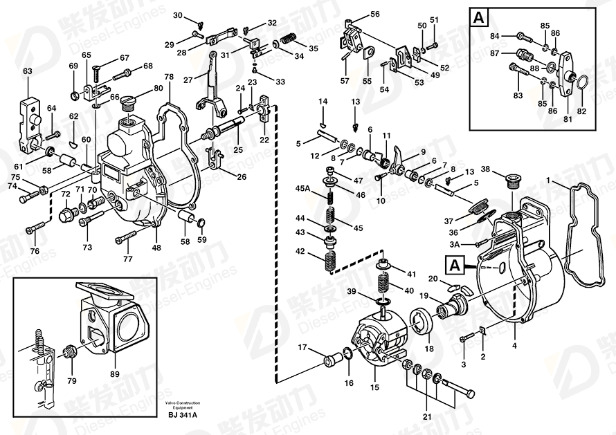 VOLVO Spring 244715 Drawing
