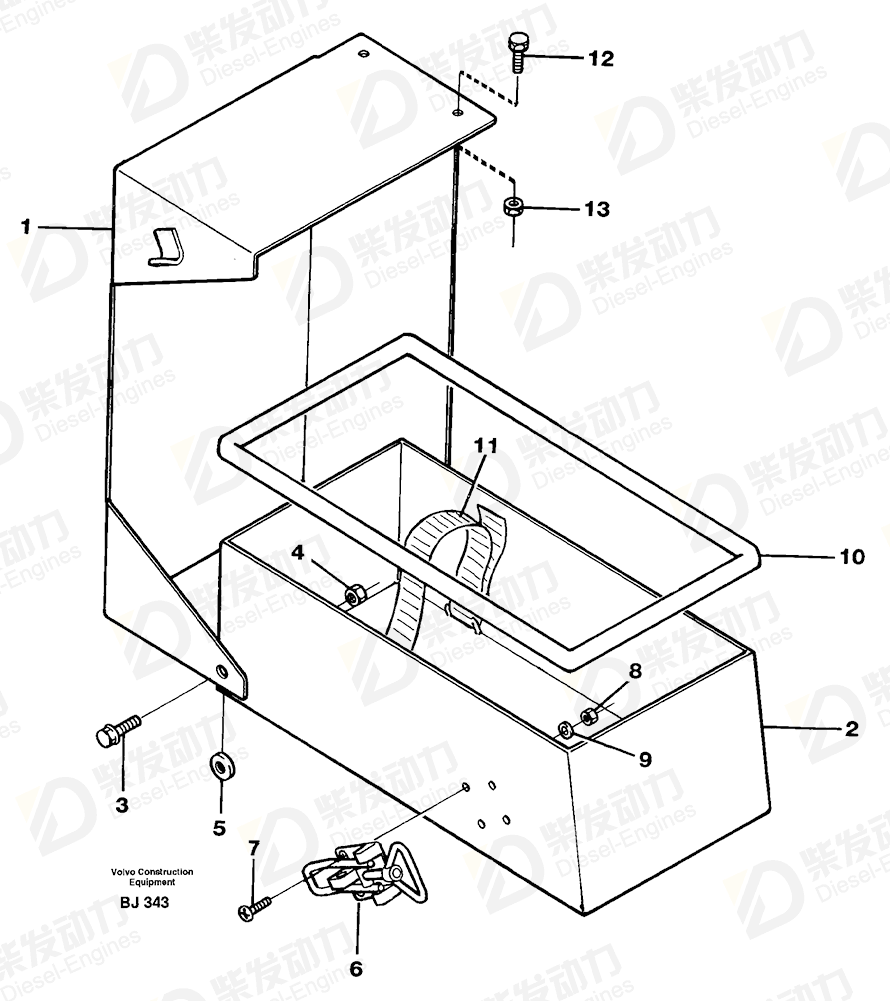 VOLVO Frame 11052571 Drawing