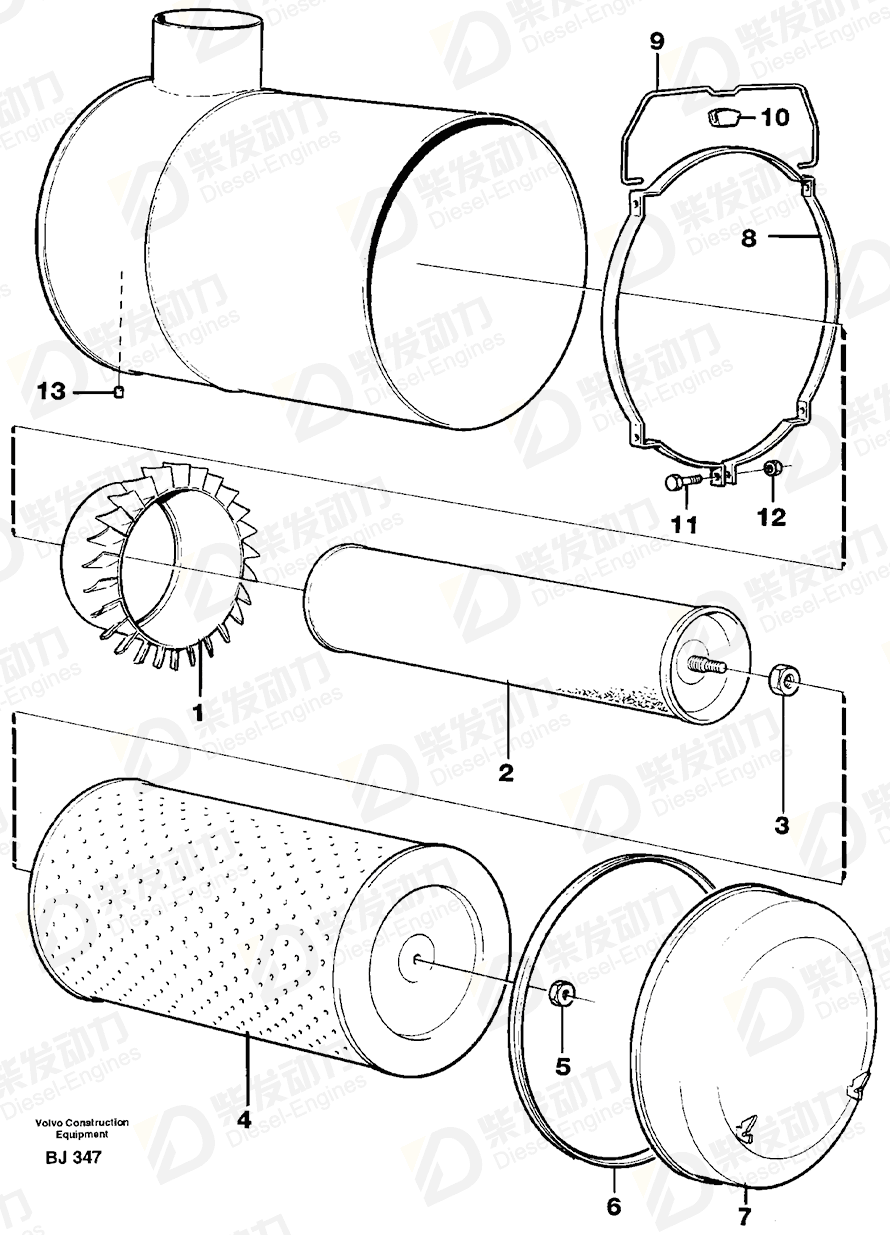 VOLVO Retainer 11998820 Drawing