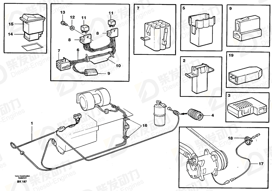 VOLVO Rubber bellows 659802 Drawing VOLVO Rubber bellows 659802 Drawing